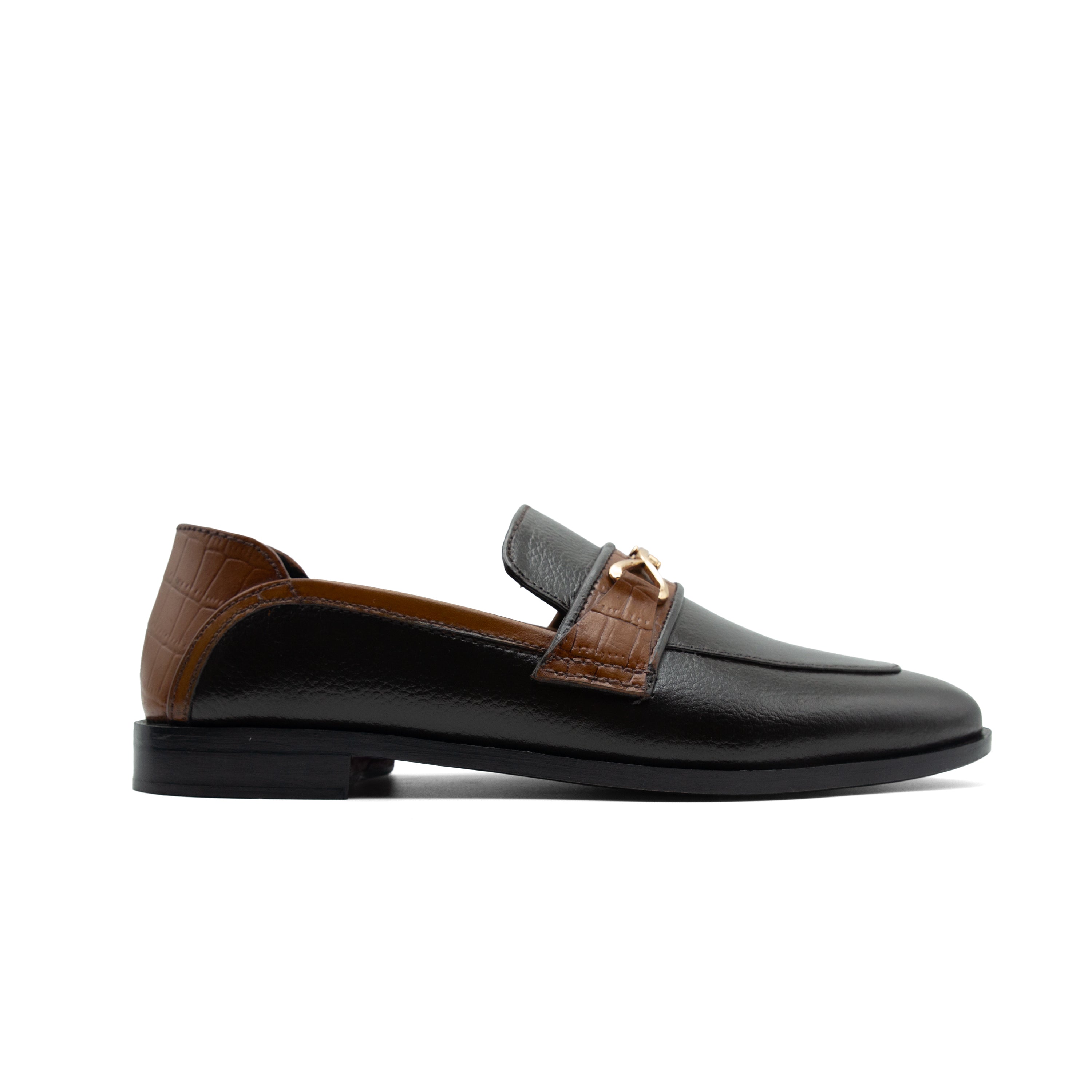 LZ-111 Brown Leather Loafers