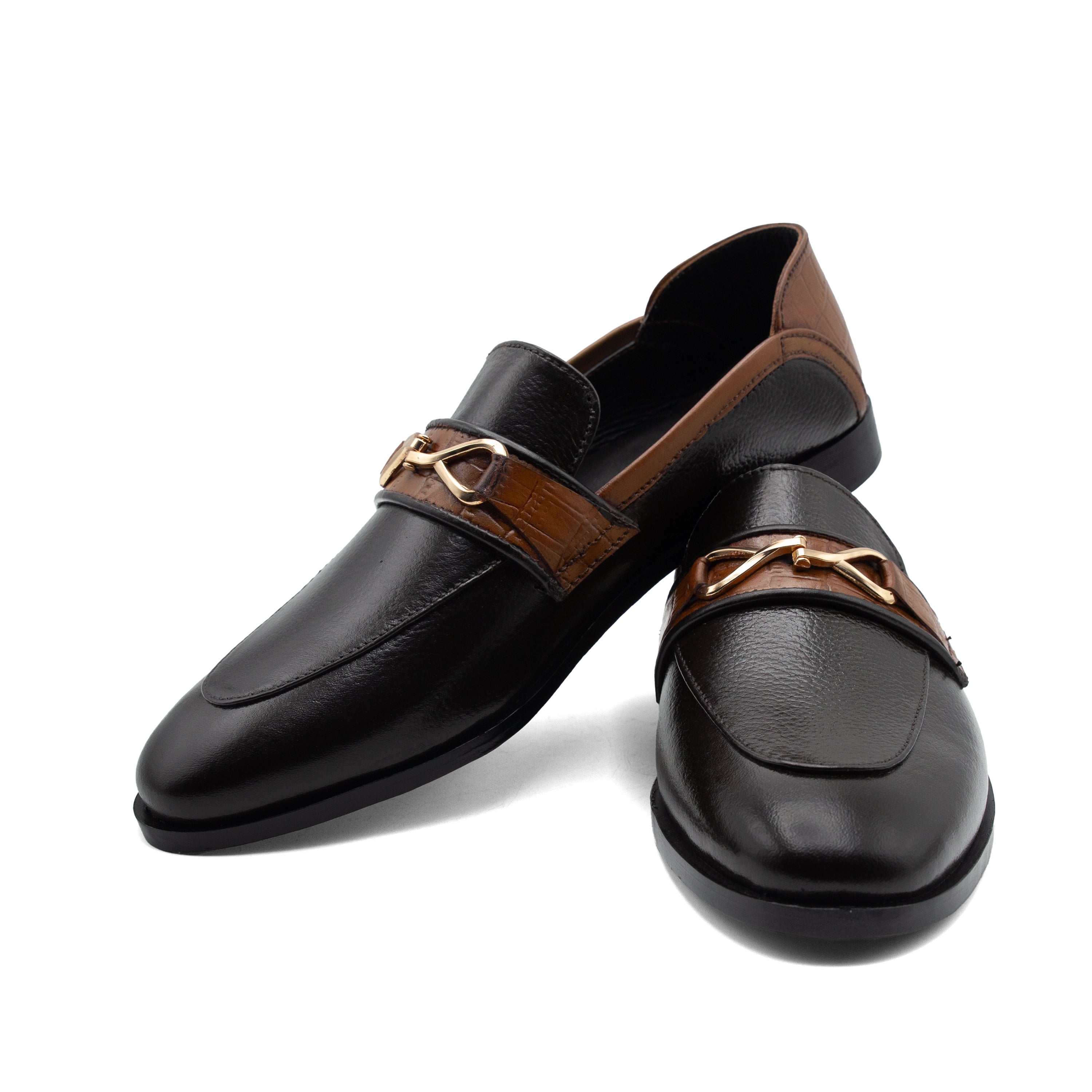 LZ-111 Brown Leather Loafers