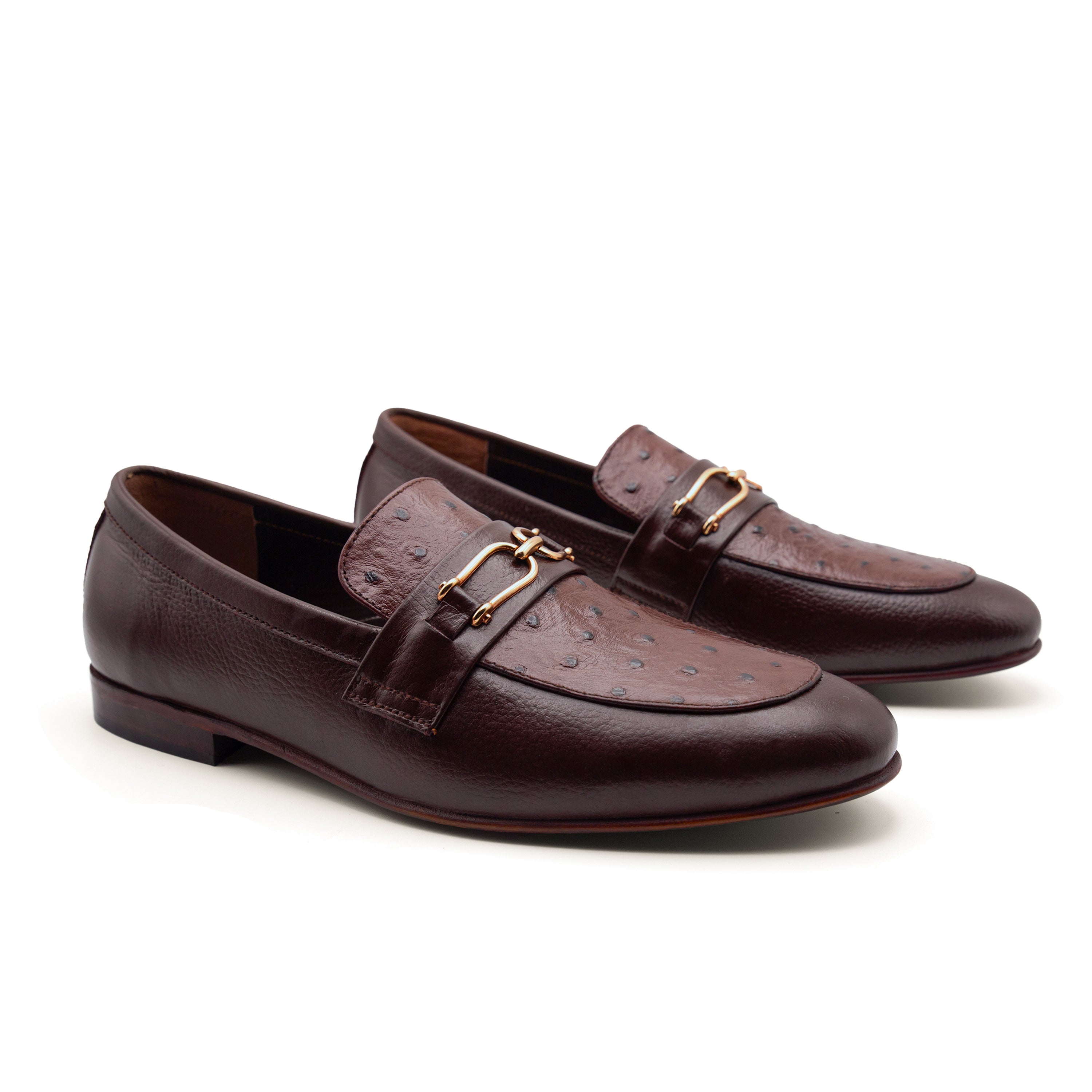 999-Brown Leather Loafers